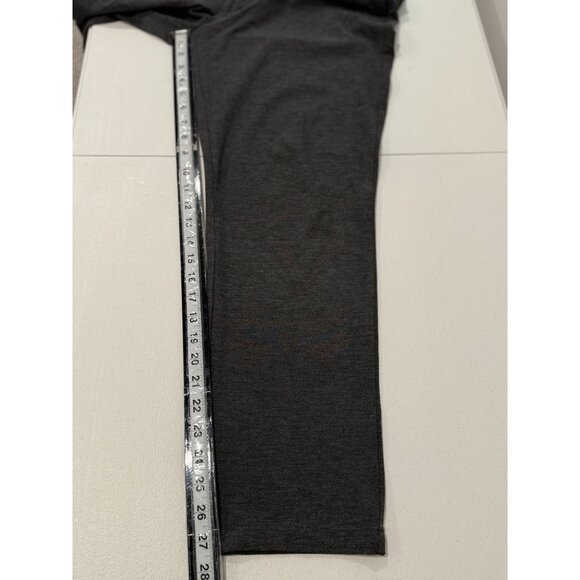 Hart Schaffner Marx Pants Mens Size 36 Dress Pants Stretch Gray Flat Front Work - Picture 10 of 13